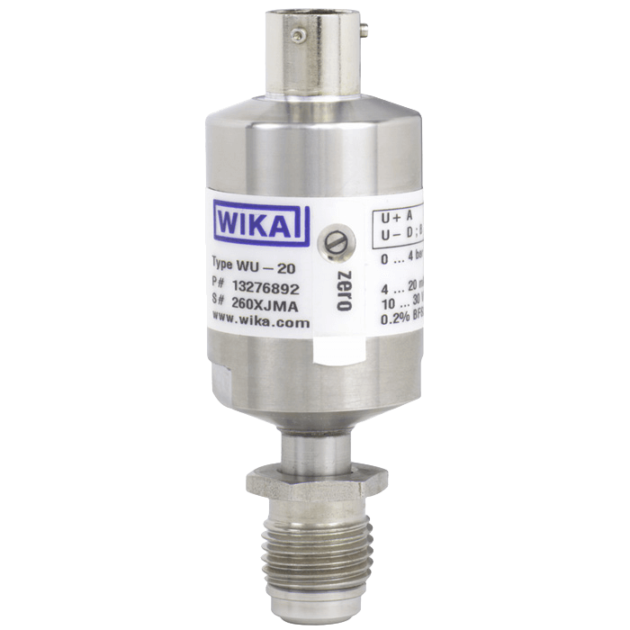 WIKA Ultra High Purity Transducer, Ex nA nL, Model WU-20, WU-25 and WU-26